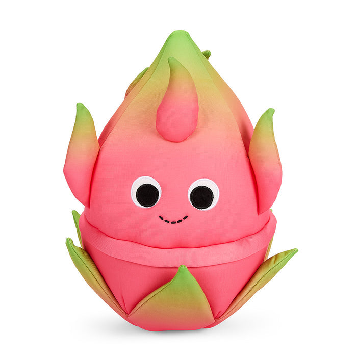 Yummy World Dante the Dragon Fruit 13-inch interactive plush toy with bright colors and detailed dragon fruit design.