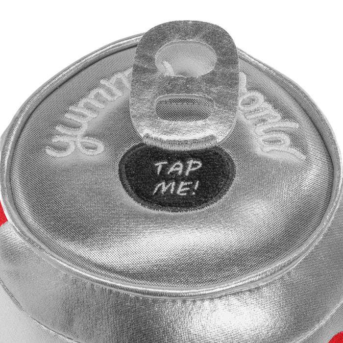 Coca-Cola Yummy World Diet Coke 10-inch plush toy with sound, featuring a soft plush can design and detailed branding.