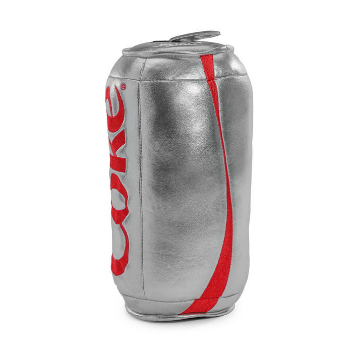 Coca-Cola Yummy World 10-inch Diet Coke plush with sound, soft plush toy resembling a can with detailed branding and colorful design.