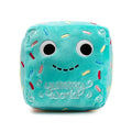 Yummy World Finn Funfetti Cake plush toy with colorful sprinkles and soft fabric, featuring a cute cake design.