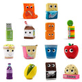 Yummy World Gourmet Snacks Vinyl Mini Figure from the Blind Box Series, featuring colorful snack-themed character in a sealed box.