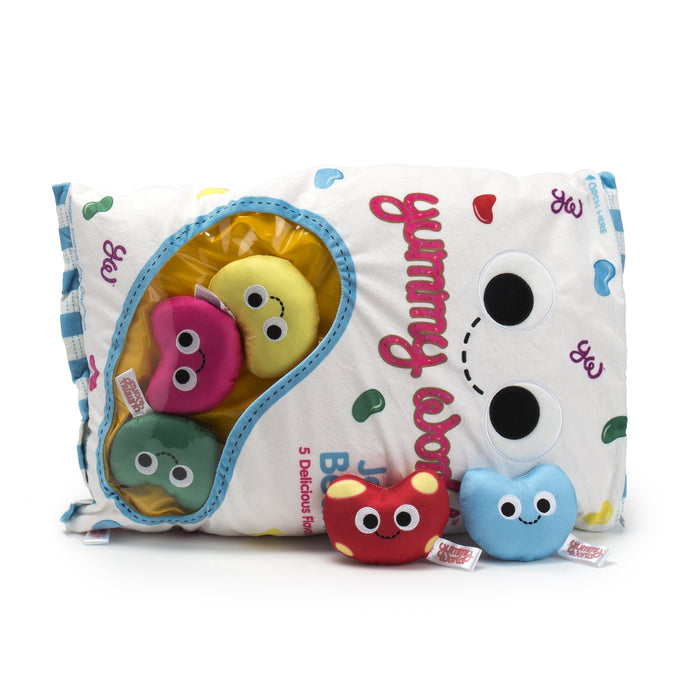 Yummy World Jeni and the Jelly Beans XL plush toy featuring colorful, soft fabric and playful design from the Yummy World brand.