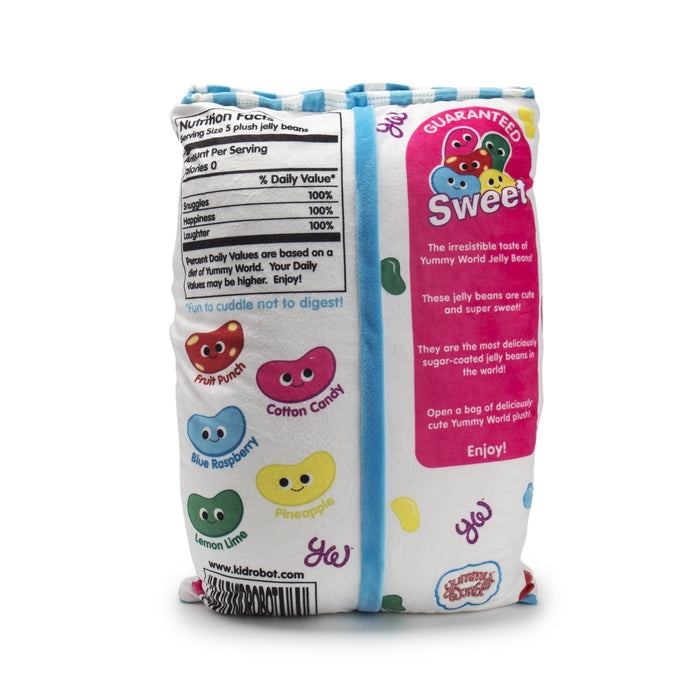 Yummy World Jeni and the Jelly Beans XL plush toy featuring bright colors and soft, cuddly fabric in a fun, interactive design.