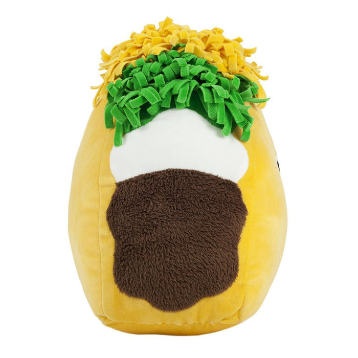 Yummy World Large Flaco Taco plush by Kidrobot showing a soft, colorful taco character with embroidered details and a smiling face.