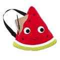 Yummy World Melony the Watermelon plush backpack featuring a soft, colorful watermelon character with plush texture and adjustable straps.