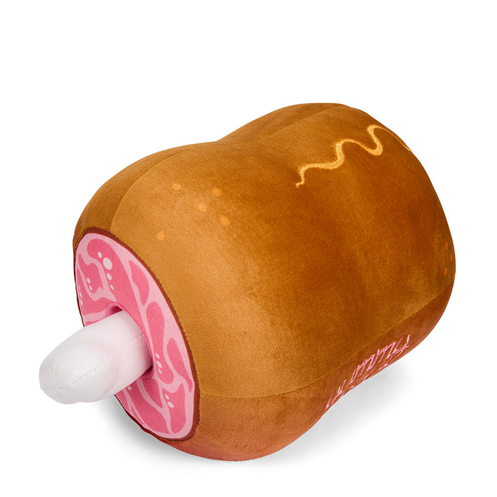 Yummy World Miya the Anime Meat 13-inch interactive plush toy, soft and colorful with detailed features and expressive face.