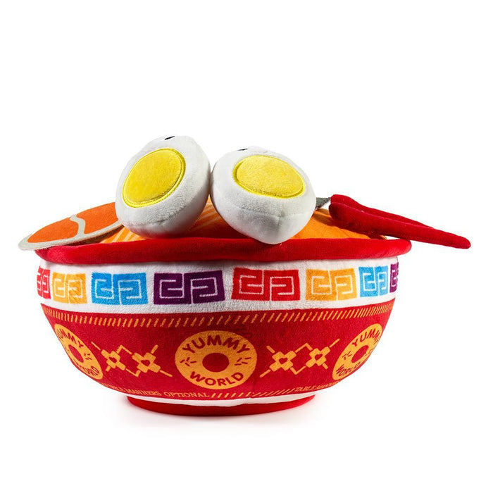 Yummy World Nicole the Ramen Bowl Plush, soft stuffed toy featuring a cute ramen bowl character from Yummy World collection.
