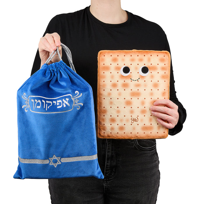 Yummy World Passover Matzos 10-inch interactive plush toy with detailed Passover-themed design and soft fabric texture.