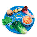 Yummy World Passover Seder Plate 13-inch plush, interactive Passover-themed soft toy with colorful detailing and character design.