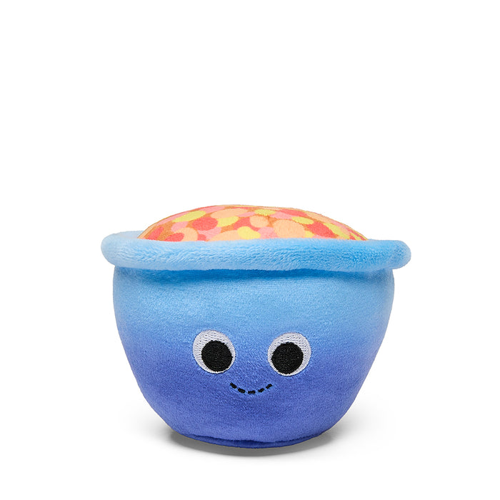 Yummy World Passover Seder Plate plush toy, 13-inch interactive soft toy featuring colorful Passover symbols and design.