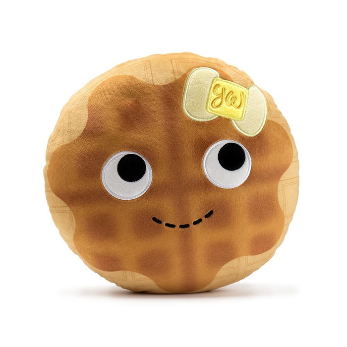 Yummy World Wendy Waffle plush stuffed toy with soft fabric and detailed waffle cone design, perfect for cuddling and display.