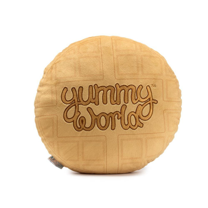 Yummy World Wendy Waffle plush stuffed toy with soft fabric and detailed waffle and character design, perfect for cuddling.