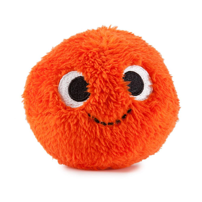Yummy World XL Cheesy Puffs plush toy featuring a colorful, soft, interactive food-themed plush with cheese puff design.