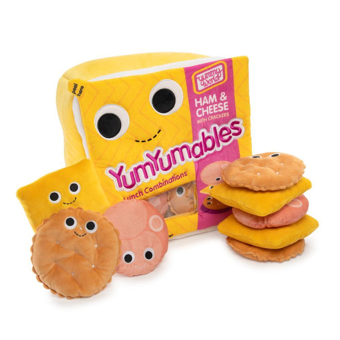 Yummy World Zoey XL plush toy featuring colorful design and interactive features, soft and cuddly for children.