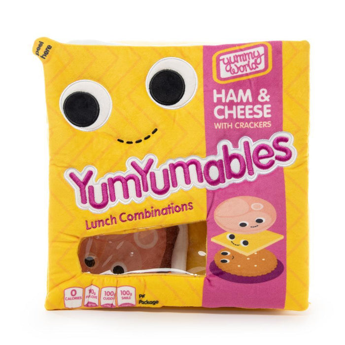 Yummy World Zoey plush toy with YumYumables, large interactive plush featuring colorful, soft fabric and playful design.