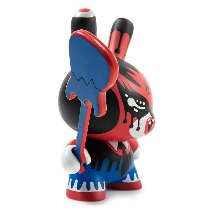 Zmirky 5-inch Dunny art figure by Roman Klonek showcasing unique vinyl collectible with detailed design and vibrant colors.